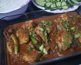 A picture of step 5 of Koyla Karahi ❤😍.