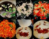 A picture of step 2 of Stuffed & Grilled Eggplant & Bell Pepper.