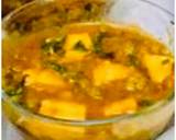 Potato Butter Masala,Mater-Paneer,Khatta -Meetha Kaddu,Spinach Pooris recipe step 13 photo