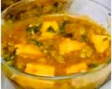 A picture of step 13 of Potato Butter Masala,Mater-Paneer,Khatta -Meetha Kaddu,Spinach Pooris.