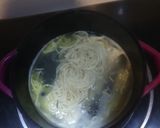 A picture of step 1 of Vegetable Chowmein.