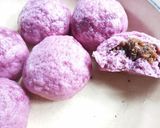 Foto langkah ke 4 dari resep Bakpao Ubi Ungu Tanpa Telur.