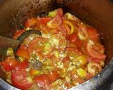 A picture of step 7 of Tomato Mutton Curry.