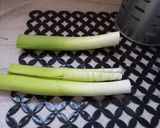 A picture of step 1 of Leek Frittata.