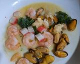 Foto del paso 2 de la receta: Fideos negros con frutos de mar
