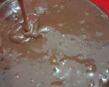 Foto langkah ke 3 dari resep Eggless Zebra Cake (non keto).
