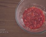 A picture of step 4 of Cream Cheese Topped Strawberry Muffin.