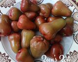 A picture of step 1 of Cashew Apples with Sumac.