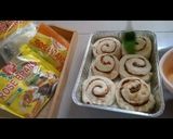 Foto langkah ke 7 dari resep Cinnamon Rolls Tanpa Ulen Tanpa Telur (Margarin).