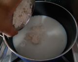 A picture of step 4 of Rice apple banana porridge.