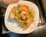 รูปขั้นตอนการทำที่ 9 ของ กุ้งผัดไข่