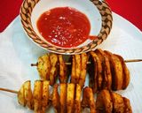 صورة لخطوة 4 من وصفة بطاطا حلزونية🍟🥔😍