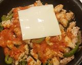 รูปขั้นตอนการทำที่ 2 ของ Enchiladas ไก่ อาหาร Mexican (แผ่นตอติญ่าทำตามสูตรใน Cookpad)