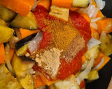 Foto del paso 4 de la receta: Contramuslos de pollo en salsa de berenjena, calabaza y curry