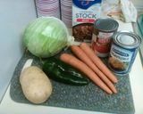 A picture of step 1 of Polish Cabbage Soup (Kapusniak).