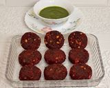 A picture of step 12 of Beetroot Potato Tikkis – Colorful, Crunchy & Healthy Snack for Any Time Cravings!.