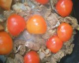 A picture of step 2 of Mutton shanwari karahi.