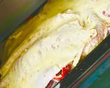 Foto del paso 3 de la receta: FILETES DE BRÓTOLA CON CREMA/NARANJA/ROQUEFORT Y PAPAS A LA MOSTAZA 👏😋😋👏😋😋🤩