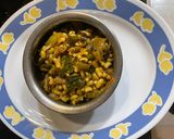 A picture of step 4 of Spring onion and blackeyed bean vegetable.😋😍.