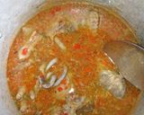 A picture of step 2 of Chicken pepper soup and white rice.