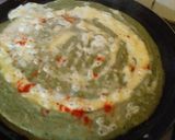A picture of step 6 of Egg Pesarattu.