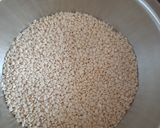 A picture of step 1 of Dahi vada.
