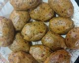 A picture of step 3 of Gola kabab.