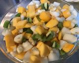 Une image de l'étape 12 de Salade de fruits exotiques au jus d orange.