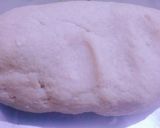 A picture of step 1 of Raj Kachori.