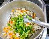 A picture of step 1 of Baked Veg. Bread Lasagna.