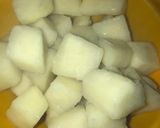 A picture of step 1 of Yam Balls.