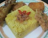 Foto langkah ke 3 dari resep Nasi kuning simpel.