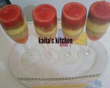 A picture of step 6 of Layered smoothie.