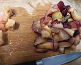 A picture of step 1 of Plum Chutney.