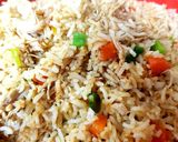 A picture of step 5 of My Chilli Chicken Fried Rice. 😘.