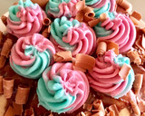 Foto del paso 5 de la receta: Buttercream de coco de dos colores