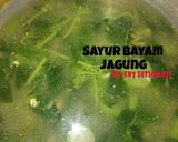 Foto langkah ke 7 dari resep Sayur bayam jagung.