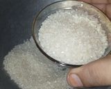 A picture of step 3 of Panchdhari ladoos.