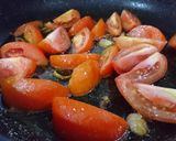 Hình bước làm 2 của món Bún riêu giả chiến (Bún riêu tôm tép)