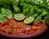 Foto langkah ke 3 dari resep Nasi Liwet, Nila Bakar Teflon & Sambal Tomat.