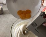 A picture of step 3 of Tres Leches Cake ❤️.