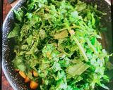 A picture of step 6 of Aloo palak.