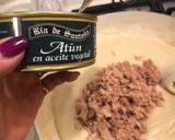 Foto del paso 4 de la receta Gratín de brócolis y coliflor en salsa de atún