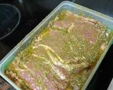 Foto del paso 3 de la receta: Entrecot adobado a la plancha con papas cocidas y habichuelas y zanahorias baby salteadas