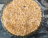 A picture of step 1 of Khara Pongal.
