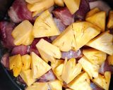 Hình bước làm 2 của món Thịt Giò Heo Kho Thơm(Dứa)