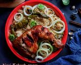 Foto langkah ke 5 dari resep Nasi Kabsah Ayam (metode magicom).