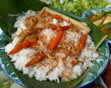 Foto langkah ke 3 dari resep Nasi Liwet Rice Cooker Praktis.