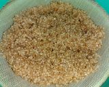 A picture of step 1 of Quinoa upma.