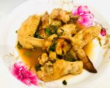 Hình bước làm 4 của món Gà roti phiên bản em bé